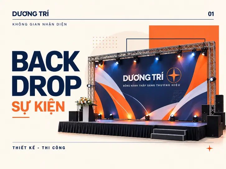 Thi công backdrop sự kiện tại TP.HCM